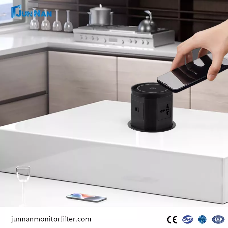 جدول کنفرانس پریز برق تابلوی اداری مخفی مخفی سوکت با درگاه USB