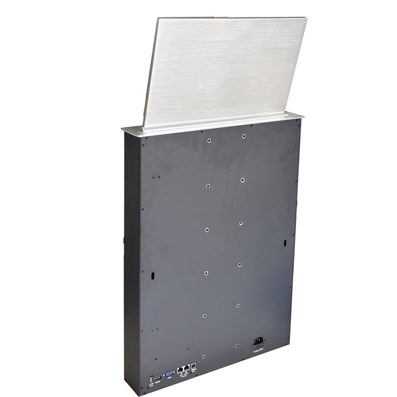 میز بالابر مانیتور LCD موتوردار جمع شونده برای سیستم کنفرانس بدون کاغذ میز بالابر مانیتور LCD موتوردار جمع شونده برای سیستم کنفرانس بدون کاغذ